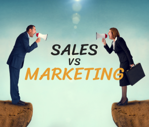 Marketing và sale là 2 bộ phận khác nhau