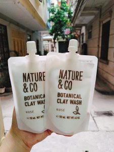 sữa rửa mặt NATURE & CO BOTANICAL CLAY WASH có chiết xuất từ tự nhiên